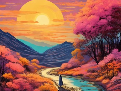 夕映照下的心灵之旅，别样风景漫步