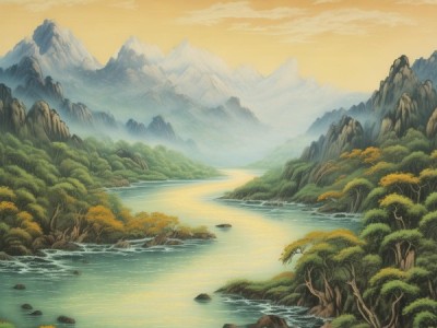 长山水画卷，流动的诗篇