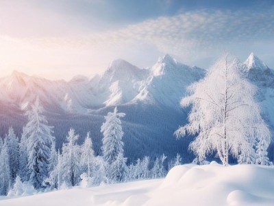 雪韵诗意，银装的美景画卷