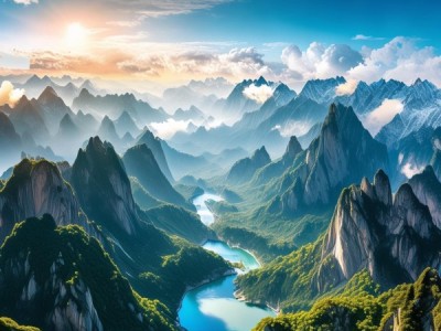 壮美山河画卷，探寻山川之韵