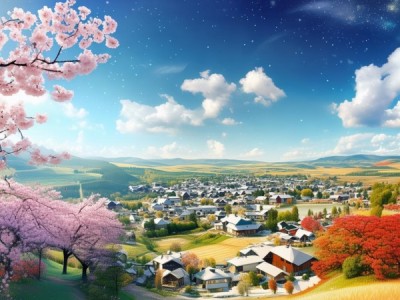 乡韵四季，家乡画卷的流转