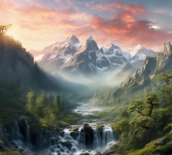 探寻自然奇观，壮丽画卷之旅,漫步世界奇景，领略自然之美的壮丽画卷,漫步,第1张