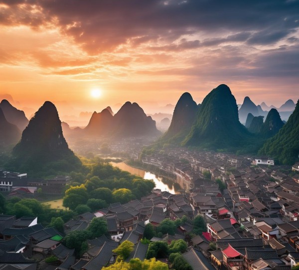 大足古邑，一幅生动的风景画卷,大足风景线，千年古邑的美丽画卷,漫步,画卷,智慧,第1张