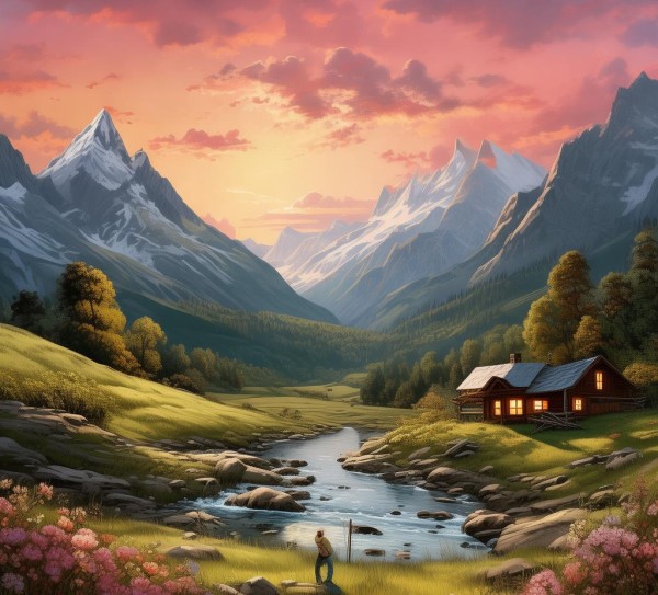 诗意生活，尽在风景之中,在乎风景，让生活如诗如画,漫步,画卷,第1张