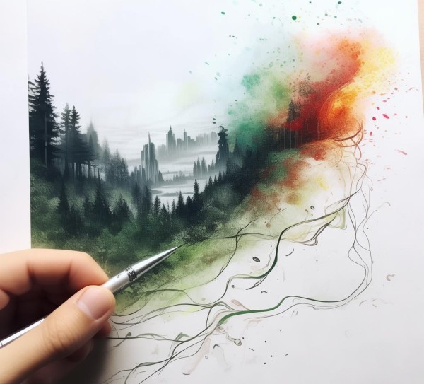 书写之旅，笔尖描绘的风景画卷,笔尖下的风景—我的书写之旅,回忆,智慧,第1张