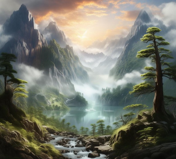 庐山仙境，诗意画卷中的绝美奇观,庐山之美，诗意画卷中的仙境奇观,画卷,诗意,诗意画卷,第1张