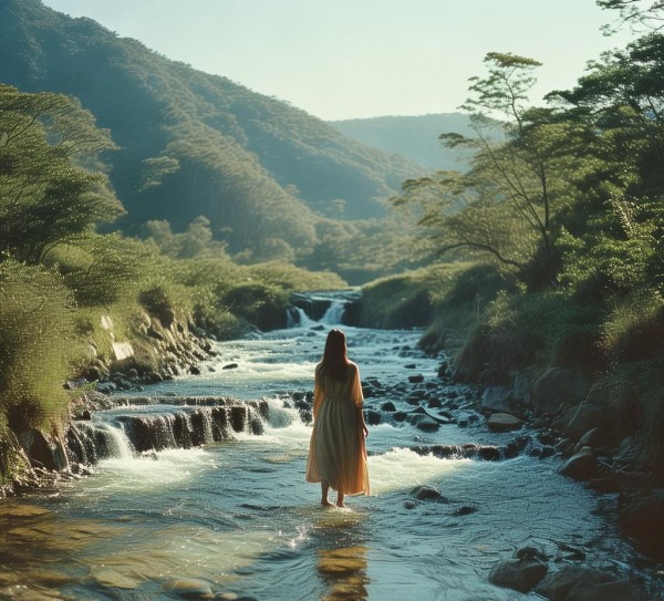 画卷中的山水人物,山水之间，人物如画,画卷,第1张