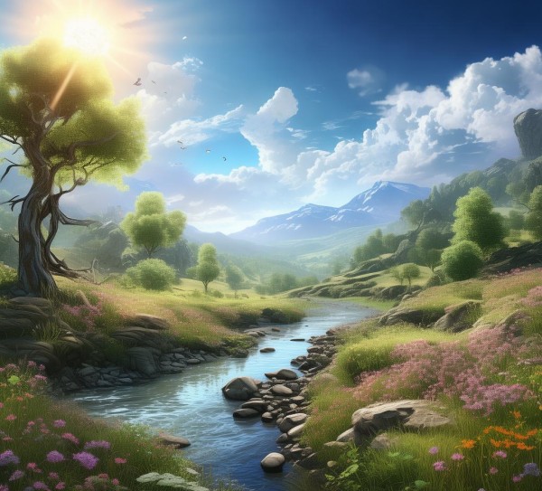 晴空画卷，诗意盎然的蓝天颂歌,晴空万里，诗意盎然的晴天画卷,漫步,画卷,诗意,第1张