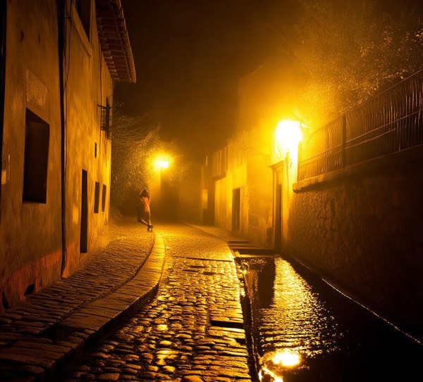 夜的光影诗篇——路灯下的风景,路灯下的风景,画卷,漫步,回忆,第1张